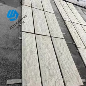 Grande dalle élégante en calcaire crème <span class=keywords><strong>du</strong></span> <span class=keywords><strong>Portugal</strong></span> avec un ton beige subtil pour les panneaux muraux de hall modernes et la conception d'un <span class=keywords><strong>comptoir</strong></span> de réception - Product Image 1