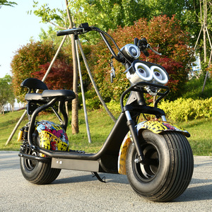 Monopatín Eléctrico Minions, Coche Eléctrico Harley con Batería de Litio, Neumático Ancho Individual, Coche con Batería y Rueda Grande - Product Image 2