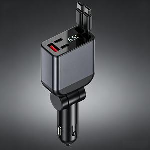 Multifunctional 100W PD QC3.0 <b>USB</b> <b>C</b> Car Charger Dual Fast Charging Station Mini with Custom Logo for Toyota Vehicles - Product Image 1