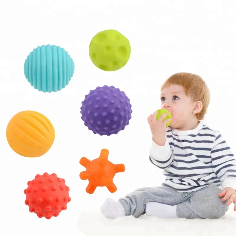 ZG eğitici bebek diş çıkartma oyuncakları öğretmek erken dokunmatik topu çevre dostu yumuşak yüksek sıcaklıklar sterilize diş kaşıyıcınız bebek oyuncakları