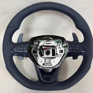 Volante Sportivo in Pelle Personalizzato per Volkswagen Touareg 2024 Tiguan Jetta <span class=keywords><strong>Golf</strong></span> 6 <span class=keywords><strong>7</strong></span> GTI MK7 <span class=keywords><strong>Accessori</strong></span> Auto - Product Image 1