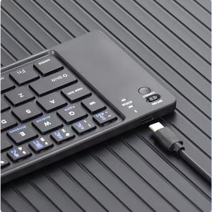 Clavier pliable à bas prix Clavier sans fil pour tablette Compatible avec plusieurs appareils Multifonctionnel <span class=keywords><strong>Portable</strong></span> Bureau - Product Image 2