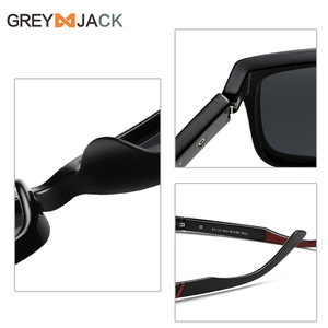 Nouvelles lunettes de soleil de sport pour hommes, polarisées UV400, monture PC, verres TAC, couleur noire, pour la conduite et les activités de plein air - Product Image 2