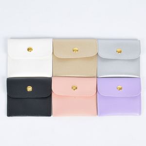 Bolsa Cosmética Personalizada al por Mayor de Cuero PU con Cordón y Logotipo Personalizado para Joyería, Gafas, Gemas y Maquillaje - Product Image 3