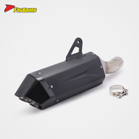 Système d'échappement de moto à prix de gros Forsound Factory, silencieux noir entièrement peint par pulvérisation pour R1300GS, R1200GS, R1250GS