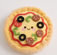 Nouveau jouet en peluche de conception personnalisée douce simulant des aliments Sushi Hamburger Donut Pizza