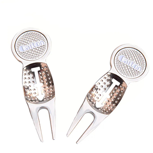 Số Lượng Lớn Giá Rẻ Golf Divot Công Cụ Sửa Chữa Golf Bóng Lót Đánh Dấu Golf Màu Xanh Lá Cây Ngã Ba Divot Công Cụ - Product Image 3