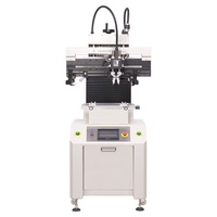 Impresora de pasta de soldadura semiautomática ZB32125LY, línea de producción de PCB Smt, raspador doble, impresora de plantilla de pasta de soldadura de alta precisión