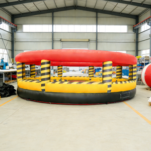 Pista de Obstáculos Inflable Mecánica Personalizada, Juego Interactivo Giratorio Inflable Toxic Meltdown, Juegos de Salto - Product Image 1