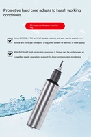 Sensor de Clorofila en Línea para Calidad del Agua, Detector de Cianobacterias, Autolimpiante, con Compensación de Temperatura, Monitor de Concentración de Algas