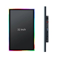 Monitor Xinliantimes de 32 Pulgadas con Pantalla Táctil Inteligente, LED de Alta Resolución, Marco Abierto, Resistente al Agua, DVI/USB, Nuevo para Juegos y Aplicaciones de Autoservicio