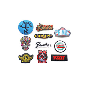 Оптовые вышитые нашивки в стиле панк-рок с аппликациями в стиле хиппи, пришивные/термоклеевые нашивки для одежды - Product Image 4