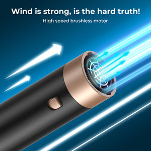 <span class=keywords><strong>Styler</strong></span> ionique magique 6 en 1 <span class=keywords><strong>Brosse</strong></span> à <span class=keywords><strong>air</strong></span> chaud haute vitesse et sèche-cheveux avec buse diffuseur pour salons et voyages - Product Image 4