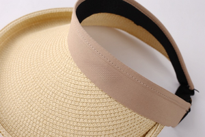 BESTELLA marque large bord frisé chapeau de paille Logo personnalisé Sport de plein air parasol été plage haut visière voyage quotidien pêche - Product Image 6