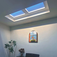 Panneau de plafond LED CCT réglable, design moderne, 30x60cm, application TUYA MI Tmall, indice de protection IP54, haute luminosité, installation facile