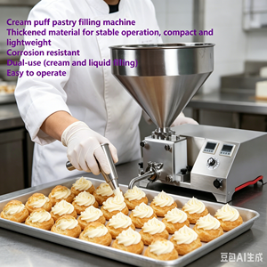 Nuova Macchina Elettrica Automatica per Riempimento Continuo di Prodotti da Forno, <span class=keywords><strong>Pasticceria</strong></span> e Torte con Compatibilità Frutta e Uova, Facile da Usare - Product Image 5