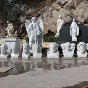 Prix usine sculpté à la main marbre pierre Socrate tête buste Statue <span class=keywords><strong>Sculpture</strong></span> - Product Image 1