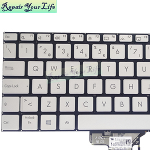 Po คีย์บอร์ดเรืองแสงโปรตุเกสสำหรับ <span class=keywords><strong>Asus</strong></span> Pro 14 M3400 X3400 X7400 N7400 K3400 M7400 K6400 M6400แป้นพิมพ์0KNB0-1821PO00 <span class=keywords><strong>M3401</strong></span>ใหม่ - Product Image 3