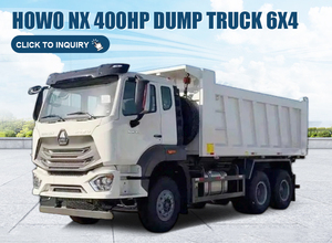 Camion benne Sinotruk HOWO N7 6x4 380 30 tonnes diesel manuel, capacité de 18 mètres cubes pour sable et gravier, 10 roues, Euro 2, neuf - Product Image 2