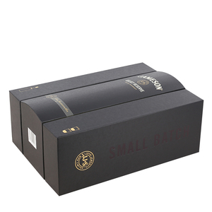 Cajas Rígidas Negras de Doble Puerta con Diseño Único y Personalizado de Lujo, Laminación Mate, Grabado en Relieve, Desechables, para Whisky, Tequila, Vino, <span class=keywords><strong>Vodka</strong></span> y Vasos - Product Image 5