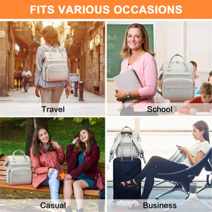 Lovevook <span class=keywords><strong>2022</strong></span> USB 15.6 17 Pulgadas, Mochila Escolar Grande <span class=keywords><strong>de</strong></span> Nailon Ligero, Linda Mochila para Chicas, Mochila <span class=keywords><strong>de</strong></span> <span class=keywords><strong>Trabajo</strong></span>, Mochilas para Portátil para Mujer - Product Image 6
