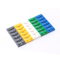 Plaques de construction en plastique ABS 2x6 5 trous Briques de construction DIY Modèle 32001 Jouet de construction de bâtiments modernes