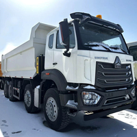 Camion benne d'occasion Sinotruk Howo 8x4 6x4, 40 mètres cubes, 12/10 roues, à vendre
