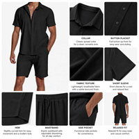Nouvelle Collection Printemps-Été 2025 – Chemise à revers à manches courtes pour homme, style transfrontalier Europe-Amérique