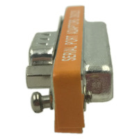 Mini adaptador de Cable de serie, DB9 macho a DB25 hembra, cambiador de género
