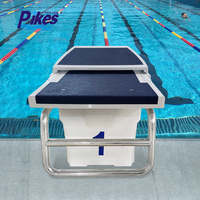Bloc de départ de compétition standard international pour piscines et tables de saut, en polyester portable, pour la compétition de natation