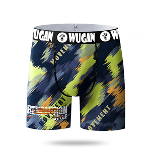 กางเกงขาสั้นบ็อกเซอร์สำหรับผู้ชายกางเกงบ็อกเซอร์แบบลำลองสำหรับใส่เล่นกีฬาพิมพ์โลโก้ได้ตามต้องการ - Product Image 3