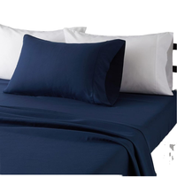 Ensemble de drap de lit en microfibre 3 pièces léger super doux et facile à entretenir avec poches profondes de 14 pouces