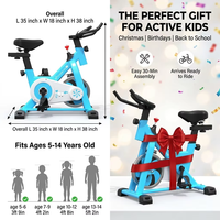 Vélo de spinning d'intérieur rose avec transmission par courroie double, résistance réglable, moniteur de calories LCD et guidon en mousse