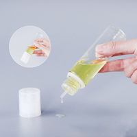 Bouteille compte-gouttes PET pour jus d'huile 10 15 20 30 50 60 80 100 120 ml Flacon compte-gouttes liquide pour les yeux avec bouchon à l'épreuve des enfants
