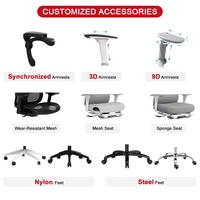 Fauteuil de Bureau de Gaming Ergonomique, Pivotant, en Maille, Finement Conçu et Abordable