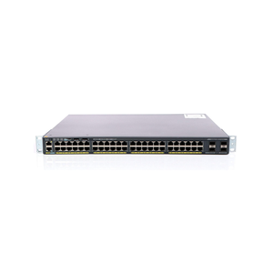 มีสินค้าในสต็อก WS-C2960X-48LPS-L ของแท้ พอร์ต RJ45 48 ช่อง 10/100/1000 <span class=keywords><strong>Mbps</strong></span> รองรับ POE+ 370W และพอร์ตอัปลิงค์ SFP 4 ช่อง 1G - Product Image 1