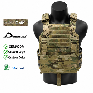 <span class=keywords><strong>Gilet</strong></span> tactique OEM ODM personnalisé, porte-plaques à dégagement rapide, ceinture abdominale, système MOLLE découpé au laser, cadre léger - Product Image 1