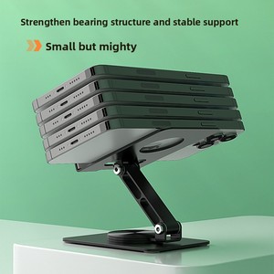 Support de téléphone de bureau universel rotatif à 360 degrés, support pliable pour tablette, modèle <span class=keywords><strong>MT900</strong></span> pour diffusion en direct en ligne - Product Image 4