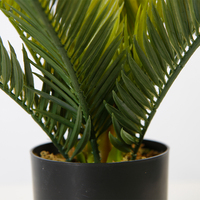 35CM Mini Cycas Palm Künstliche Topf Bäume Sago Palm Künstliche Pflanzen Bonsai Bäume für Haus Dekoration