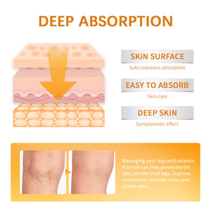 Crème de massage <span class=keywords><strong>pour</strong></span> <span class=keywords><strong>les</strong></span> jambes à la vitamine K personnalisée en gros, <span class=keywords><strong>pour</strong></span> l'éclat de la peau du corps, améliore <span class=keywords><strong>les</strong></span> caractéristiques du visage, cible <span class=keywords><strong>les</strong></span> <span class=keywords><strong>bleus</strong></span>, <span class=keywords><strong>les</strong></span> varices et <span class=keywords><strong>les</strong></span> taches sombres - Product Image 4
