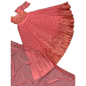 Vestido Anarkali elegante de diseñador con Dupatta y Pallu para ocasiones especiales indias y pakistaníes, ropa de fiesta - Product Image 1