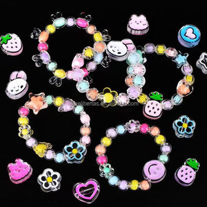 Kit de Materiales para Manualidades con Cuentas, para Hacer Pulseras, Collares, Correas para Teléfono, Accesorios que Incluyen Cuentas de Plástico Acrílico - Product Image 5