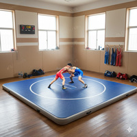 Podium gonflable d'intérieur étanche pour récompenses - Personnalisable pour la salle de sport, récompenses 1ère/2ème/3ème places, pliable et portable