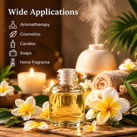 Huile parfumée liquide 100% pure, biologique et naturelle de Frangipanier Plumeria pour savons, bougies, massages, soins de la peau, parfums et arômes industriels