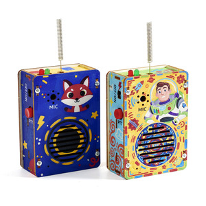 Talkie-walkie pour enfants, expérience scientifique, bricolage, technologie en bois et plastique, petite production, jouet de communication sans fil, unisexe, sans <span class=keywords><strong>batterie</strong></span> - Product Image 1