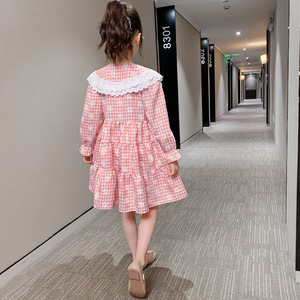 Vêtements pour enfants, robes mignonnes pour filles avec fleurs, robe de princesse à manches longues et volants, provenant d'un fournisseur chinois - Product Image 5