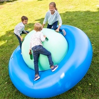 Fauteuil à bascule gonflable personnalisé en gros - Balançoire rotative multi-personnes et jouet d'équilibre pour enfants, design Planète