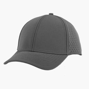 <span class=keywords><strong>Casquette</strong></span> à bord incurvé unisexe de haute qualité Logo personnalisé 6 panneaux <span class=keywords><strong>Casquette</strong></span> de baseball perforée vierge Sport Papa Chapeau de découpe laser étanche - Product Image 3