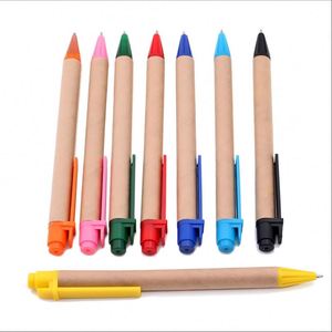 Promotional Eco-friendly Paper and Plastic Ballpoint <b>Pens</b> Wholesale Slim Signature <b>Pens</b> with Custom logo for Corporate Events - Product Image 3