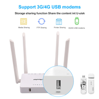 Routeur Wifi 802.11b/g/n Réseau sans fil Utilisation domestique Chipset MT7620N Firmware Openwrt Sans fil 2.4G 300M